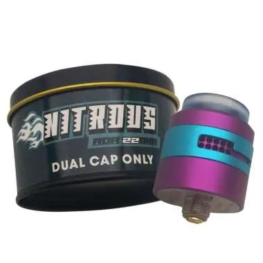 Nitrous RDA 22MM Dual Cap Only - Gabriella
