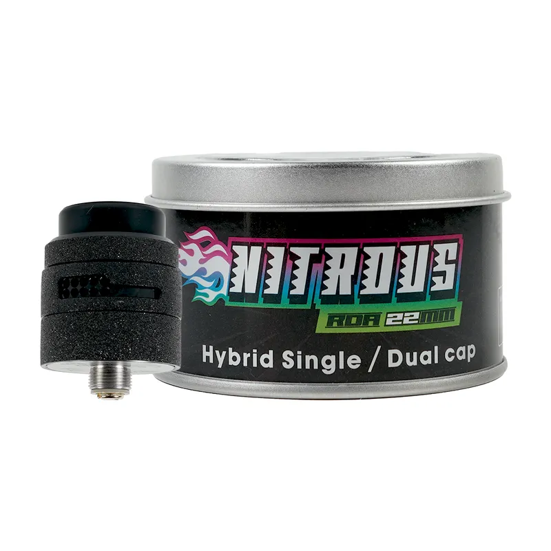 Nitrous RDA 22MM Dual Cap Only - Olivia