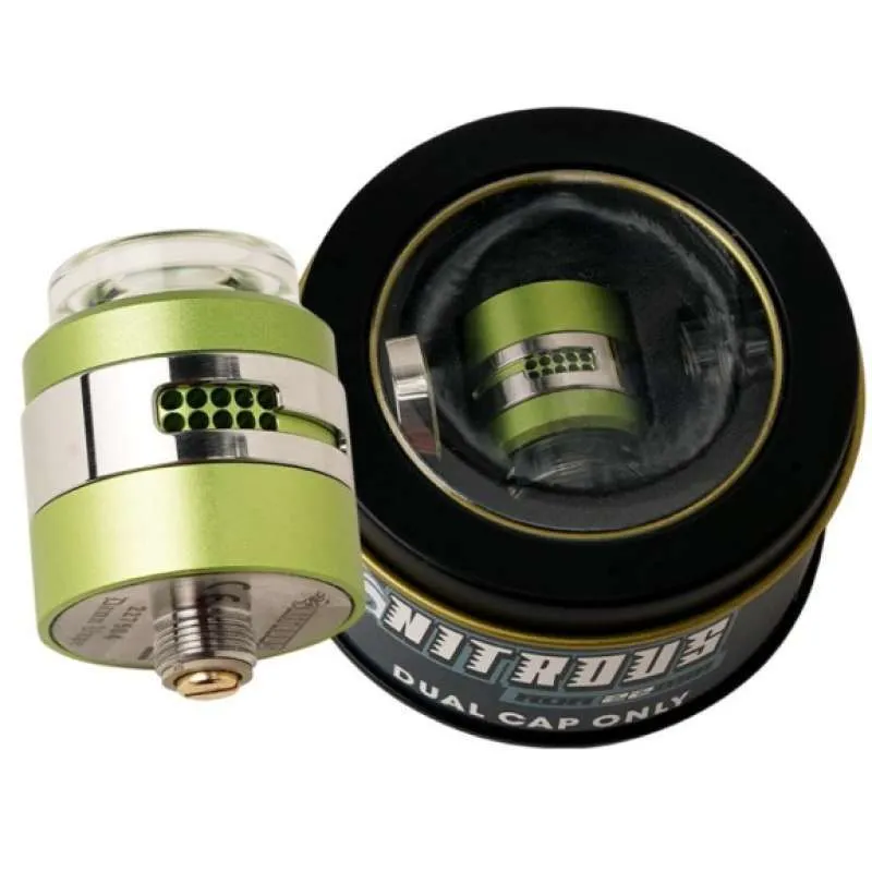 Nitrous RDA 22MM Dual Cap Only - Pannacotta