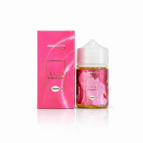 A La Carte Ice Cream Series 60ml - Strawberry 3mg