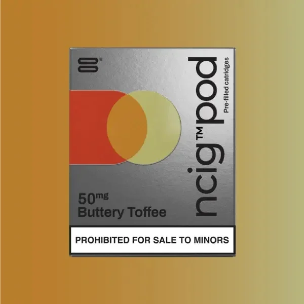 Cartridge + Liquid Ncig Creamy - Buttery Toffee 50mg