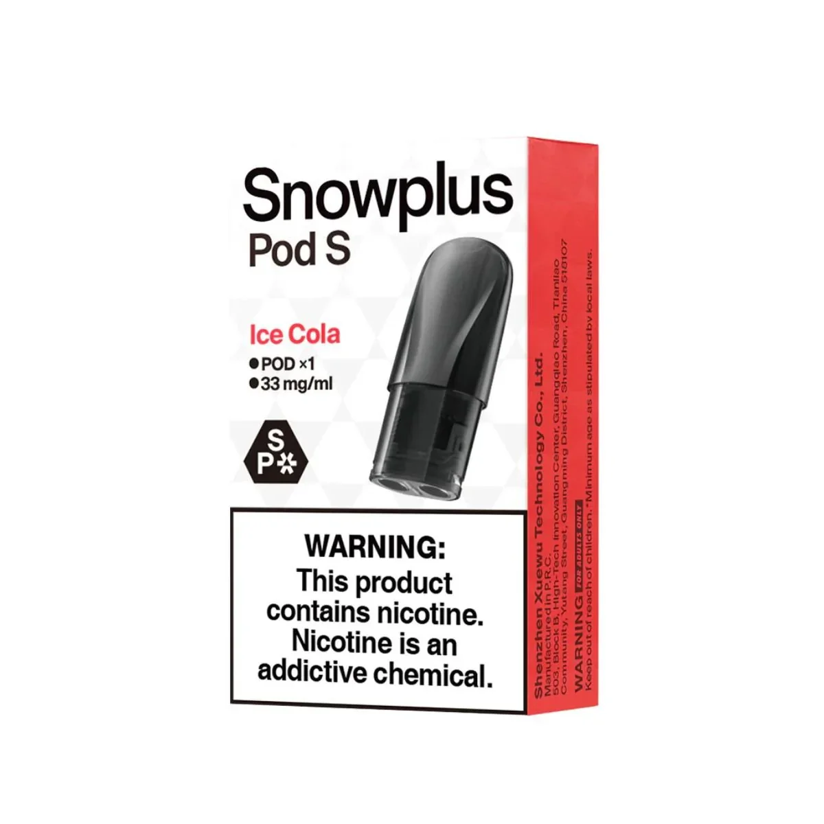 Snow Plus Pods Gen3 - Ice Cola 18mg