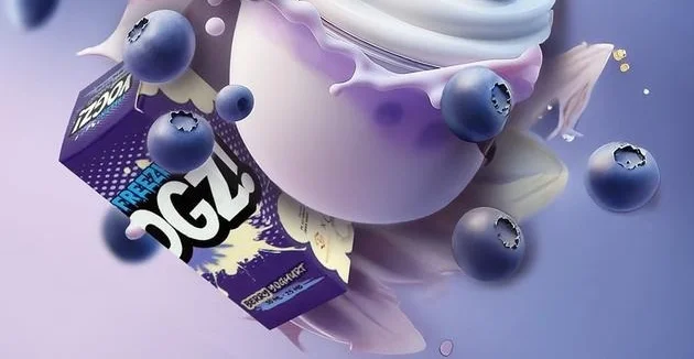 Yogz Saltnic Series 30ml - V2 Blueberry Yoghurt 25mg