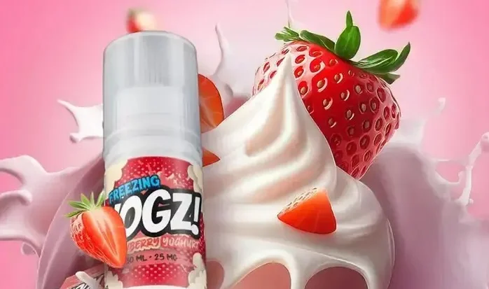 Yogz Saltnic Series 30ml - V3 Strawberry Yoghurt 25mg