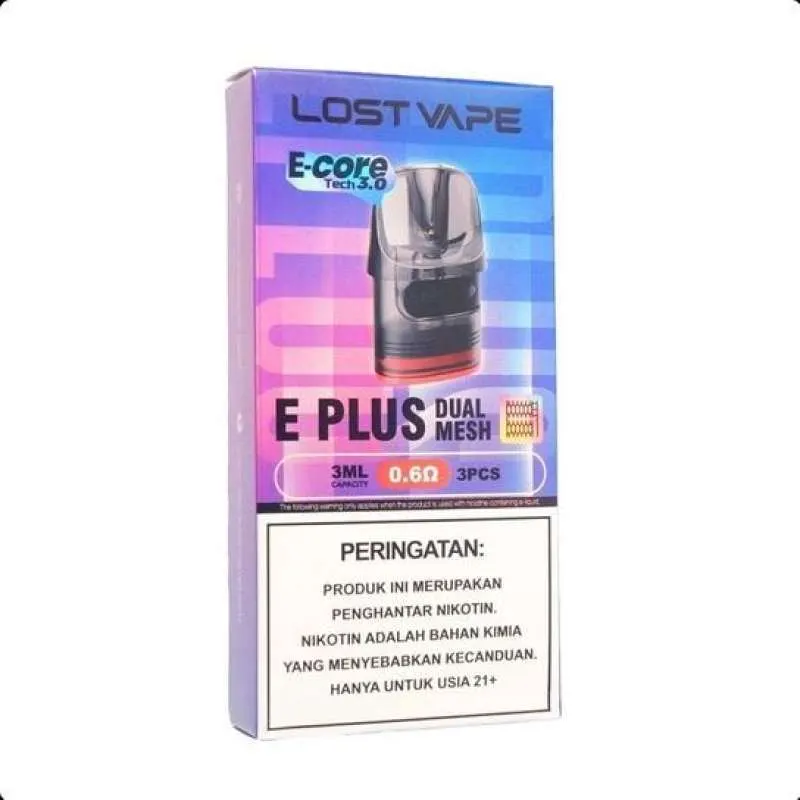 Cartridge E Plus Dual Mesh - 0.6 Ohm