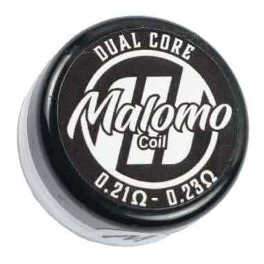 Malomo Prebuilt Coil - Dual Core Black 0.21 Ohm - 0.23 Ohm