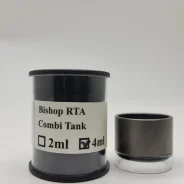 Bishop 4ml Combi Tank Glass - Gunmetal