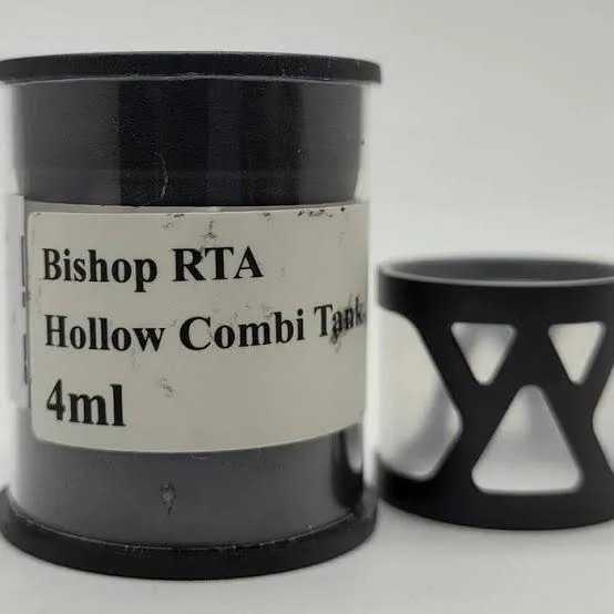 Bishop 4ml Hollow Combi Tank PCTG - Black