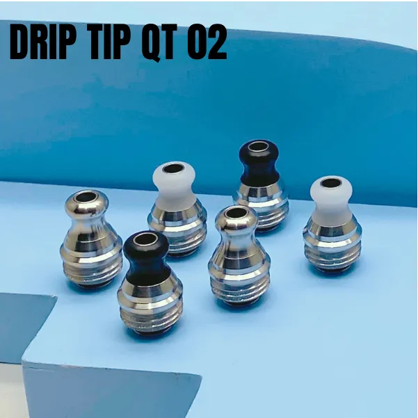 Drip Tip QT02 SS - Black