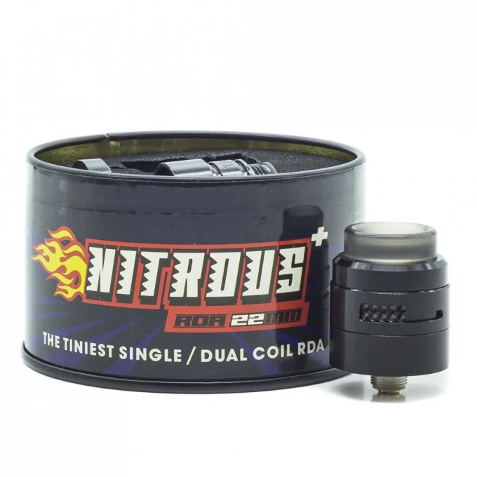 Nitrous RDA 22MM Shiny Edition Single - Phantom Black