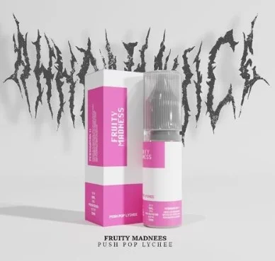 Fruity Madness Series 15ml - Push Pop Lychee 12mg