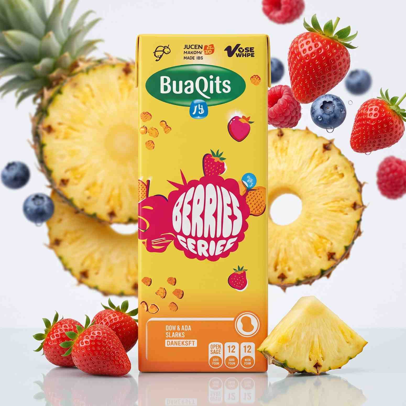 Buaqita Saltnic Berries Series 30ml - Tropical Berries 30mg