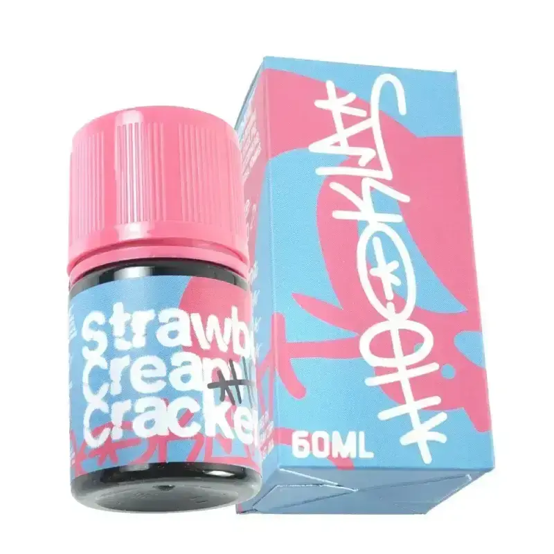 Hookla 60ml - Strawberry Cream Crackers 3mg