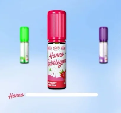 Hanna Pods Friendly Bubblegum Series 15ml - Strawberry 15mg