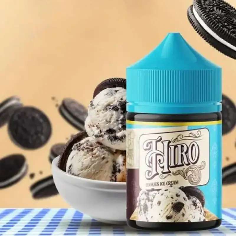 Hiro Ice Cream Series 60ml - Cookies Ice Cream 3mg
