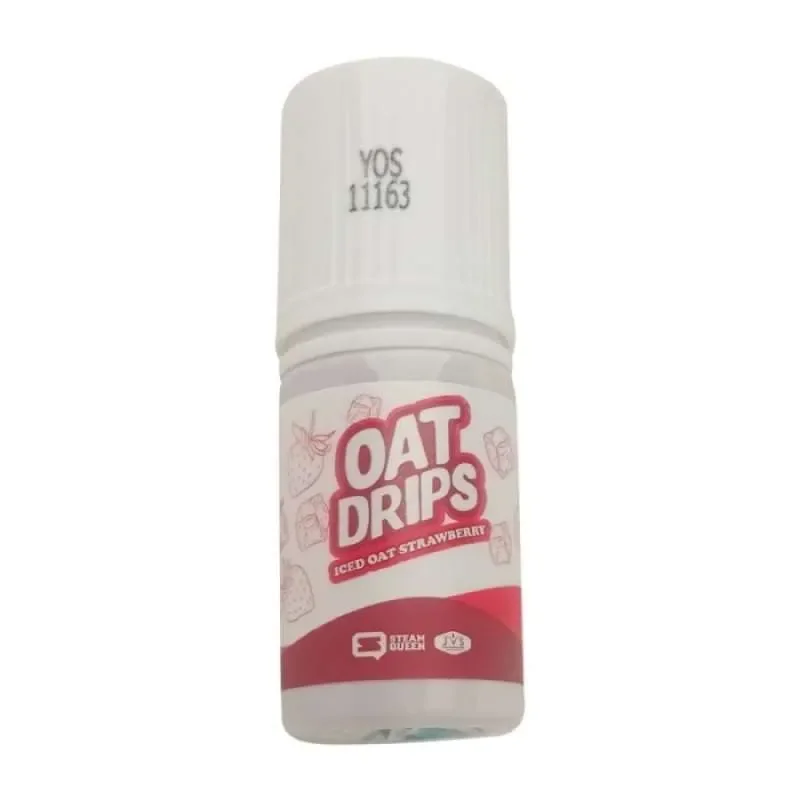 Oat Drips Ice Pod Friendly 30ml - Iced Oat Strawberry 15mg