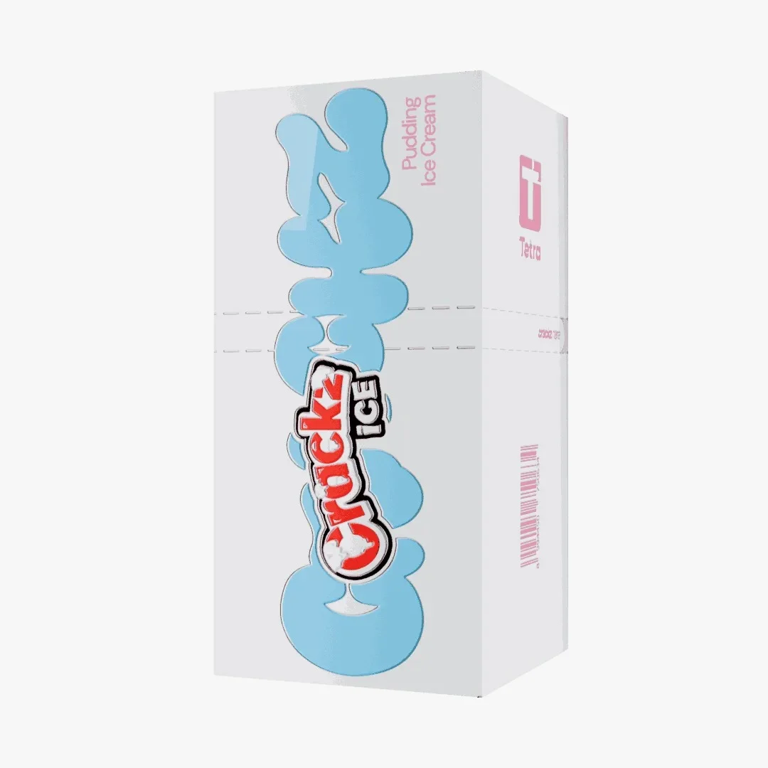 Crackz Ice 60ml - V4 Pudding Ice Cream 6mg