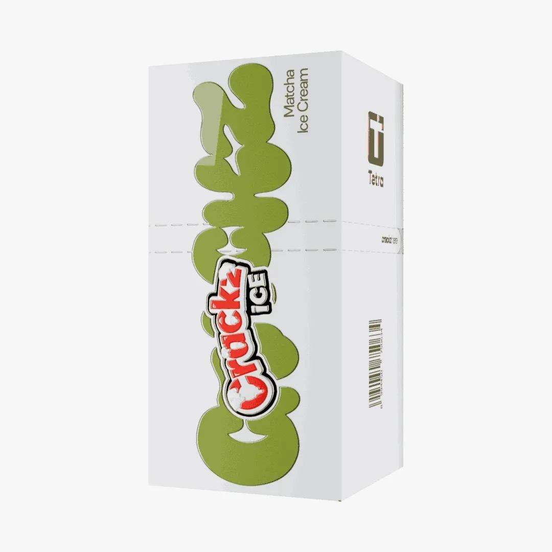 Crackz Ice 60ml - V8 Matcha Ice Cream 6mg
