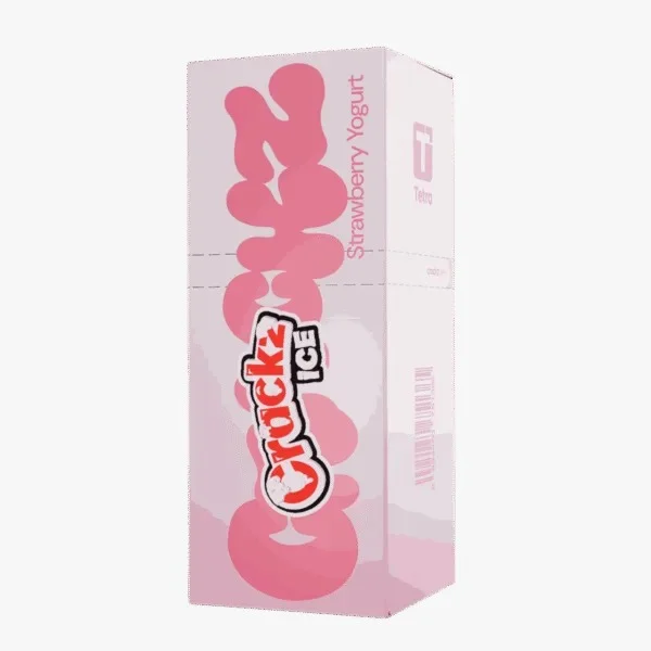 Crackz Ice Saltnic Yoghurt Series 30ml - Strawberry 25mg