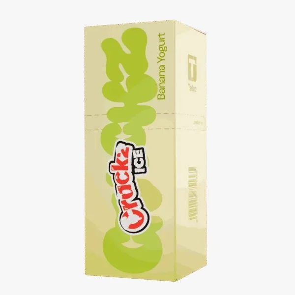 Crackz Ice Saltnic Yoghurt Series 30ml - Banana 25mg
