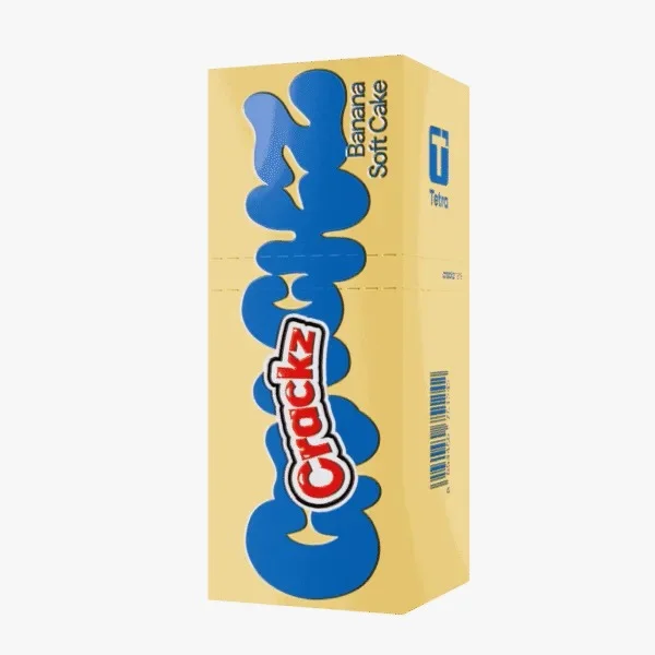 Crackz Saltnic Series 30ml - Banana Softcake 25mg