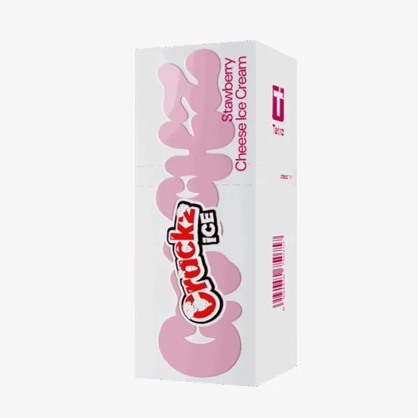 Crackz Ice Saltnic 30ml - Strawberry Cheese Ice Cream 25mg