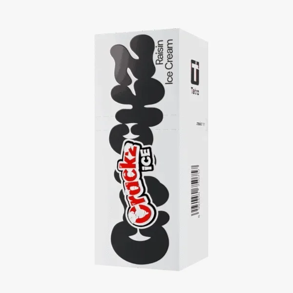 Crackz Ice Saltnic 30ml - V2 Raisin Ice Cream 25mg