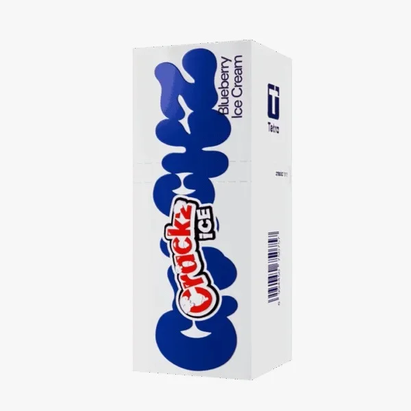 Crackz Ice Saltnic 30ml - V5 Blueberry Ice Cream 25mg