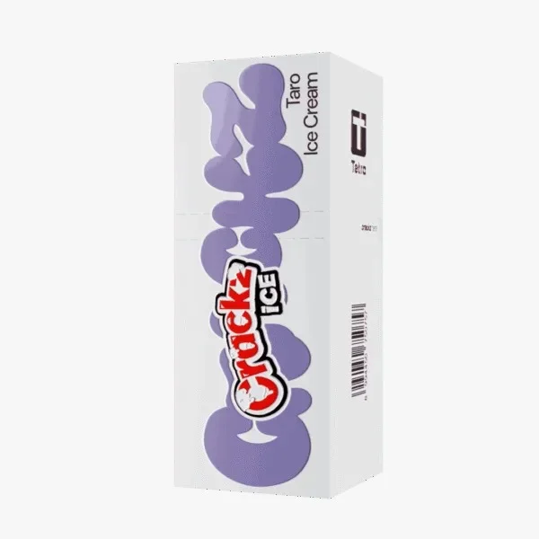 Crackz Ice Saltnic 30ml - V6 Taro Ice Cream 25mg