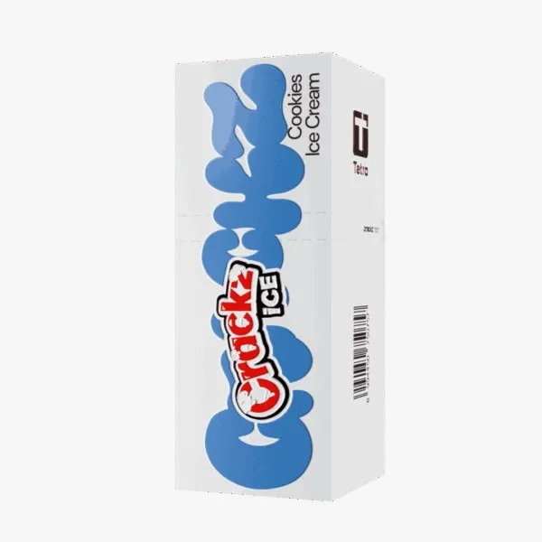 Crackz Ice Saltnic 30ml - V7 Cookies Ice Cream 25mg