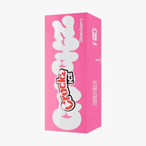 Crackz Ice Saltnic Fruity Series 30ml - Strawberry 25mg