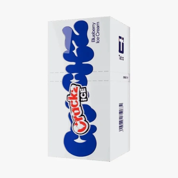Crackz Ice 60ml - V5 Blueberry Ice Cream 3mg