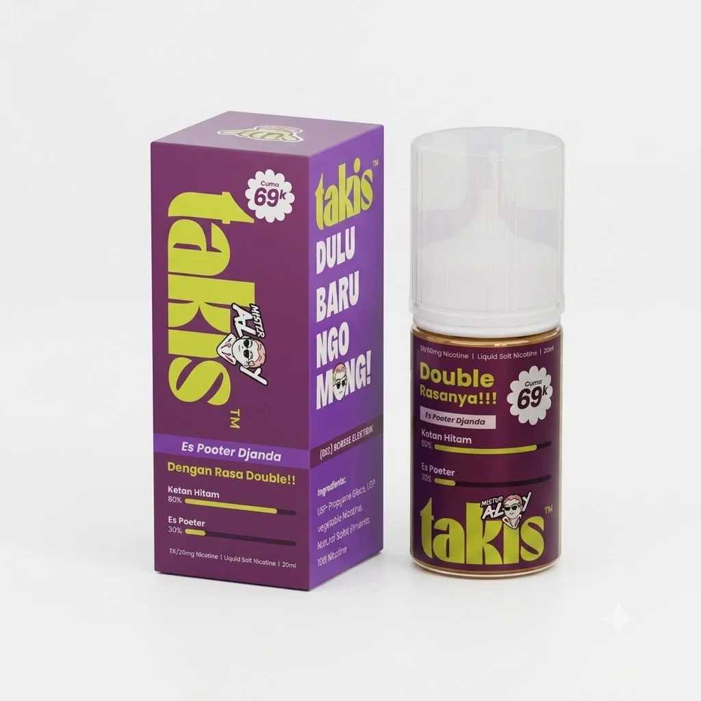 Takis Es Poeter Saltnic Series 30ml - Ketan Hitam 30mg