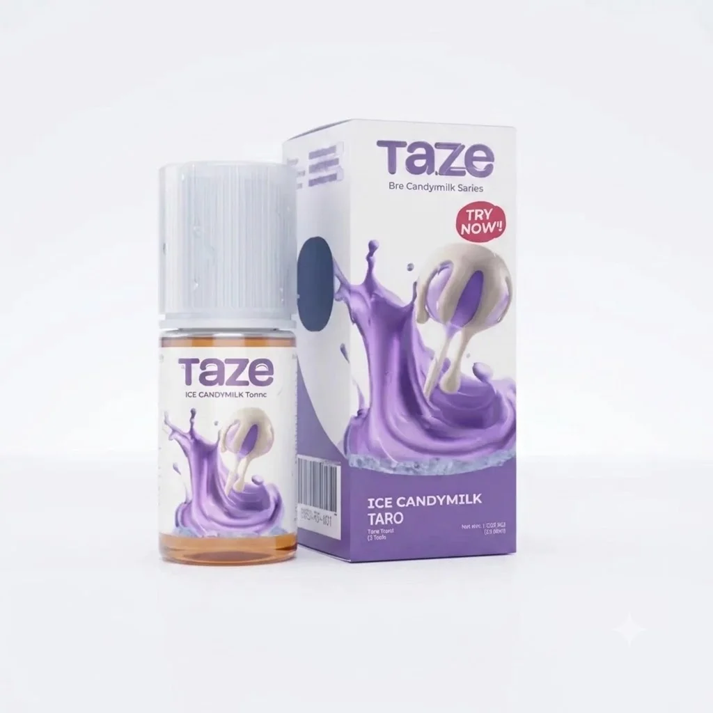 Taze Saltnic Ice Candymilk Series 30ml - Taro 30mg
