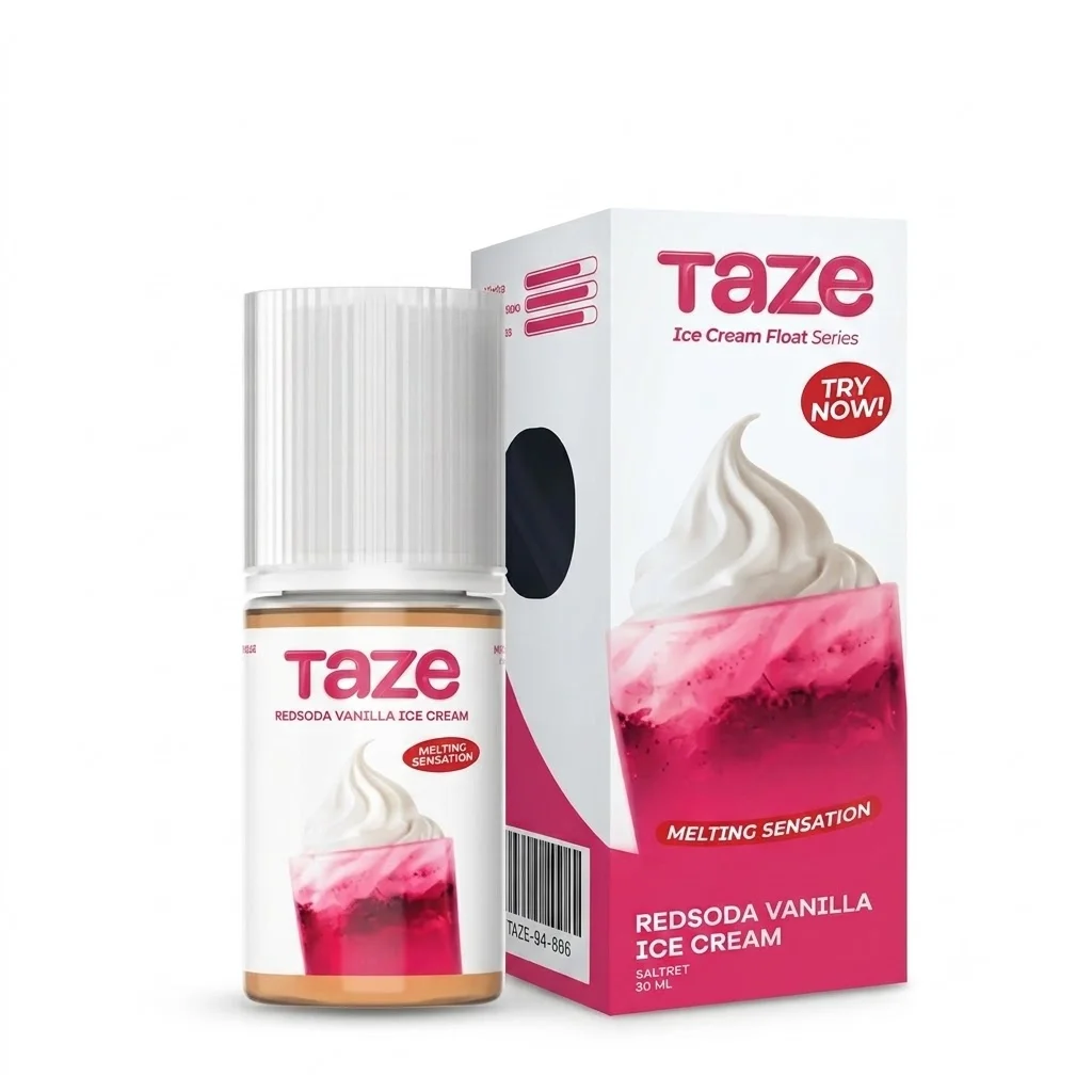 Taze Saltnic Ice Cream Series 30ml - Redsoda Vanilla 30mg