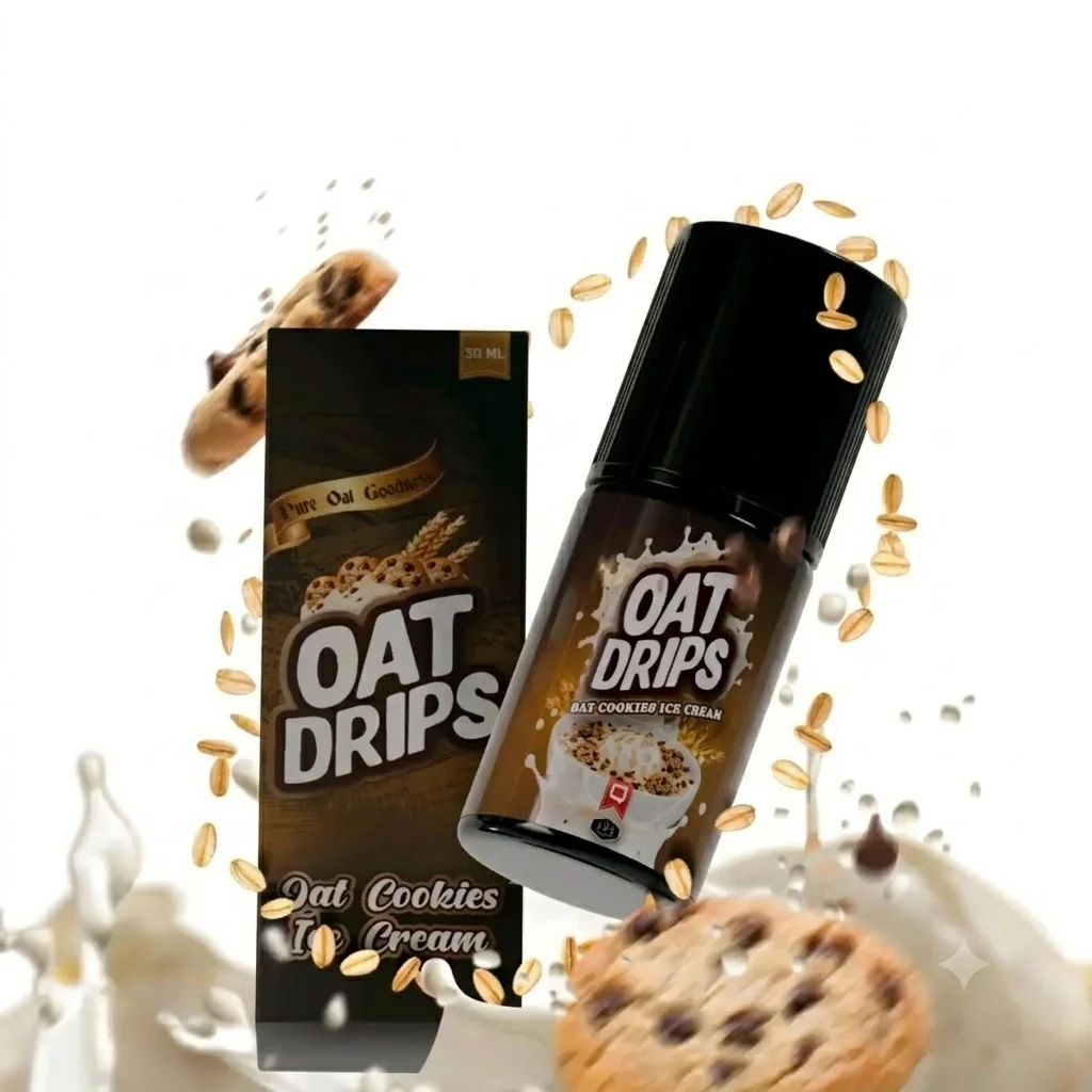 Oat Drips Pod Friendly 30ml - Oat Cookies Ice Cream 15mg