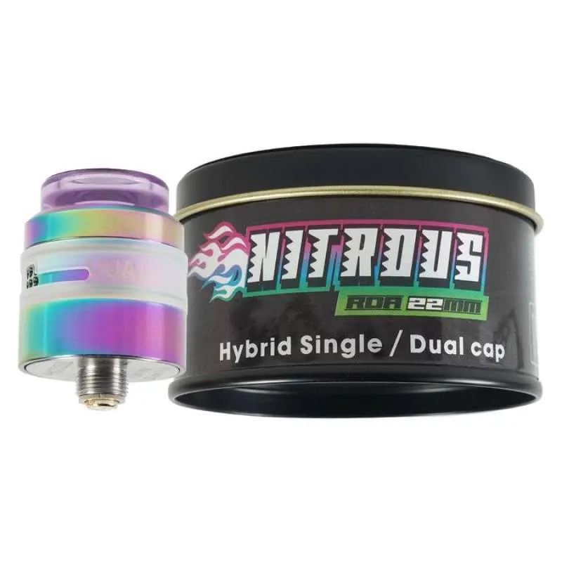 Nitrous RDA 22MM Dual Cap Only - Lisa