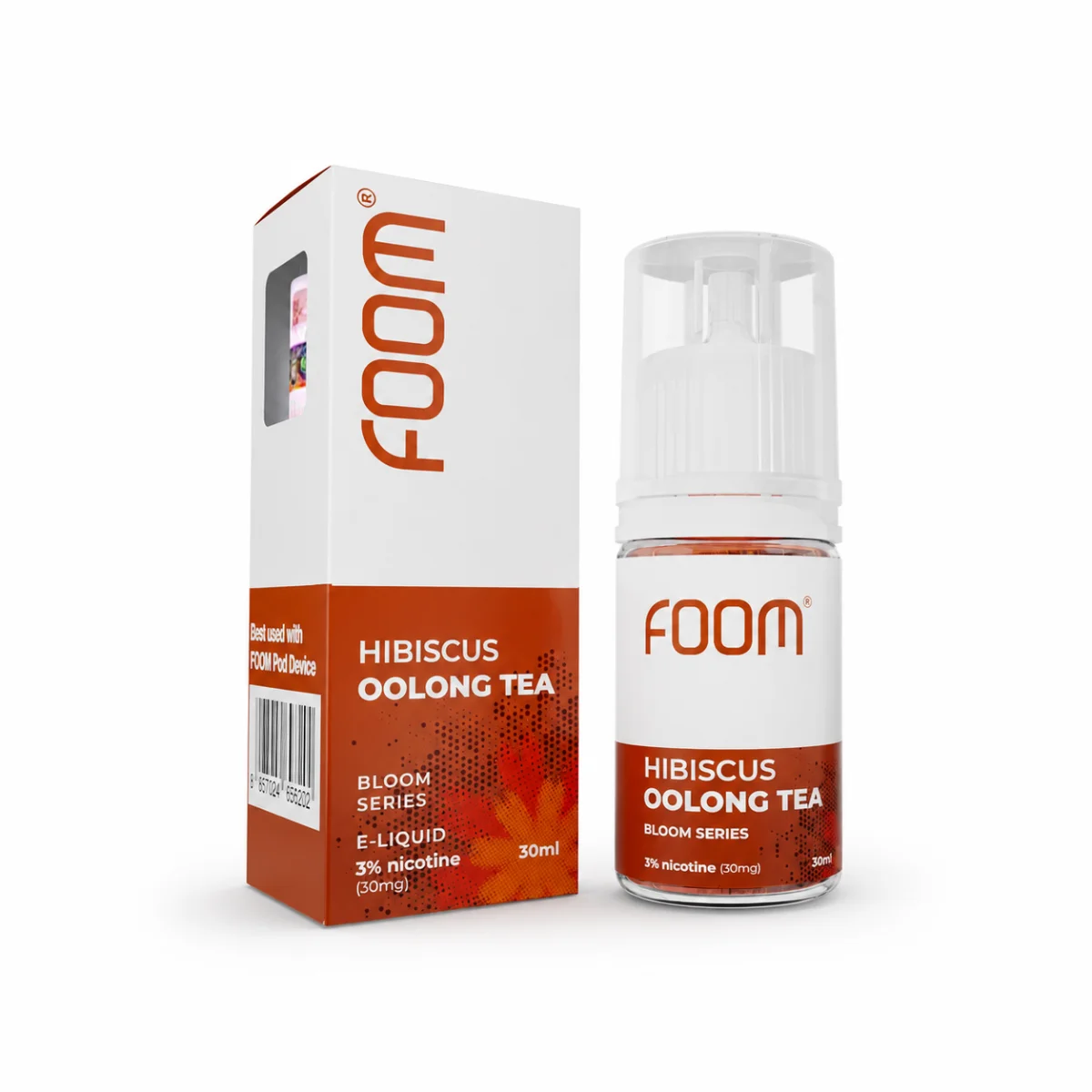 Foom Salt Bloom Series 30ml - Hibiscus Oolong Tea 30mg