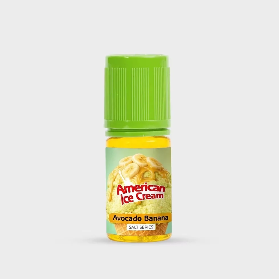 American Ice Cream Saltnic Series 30ml - Avocado Banana 24mg