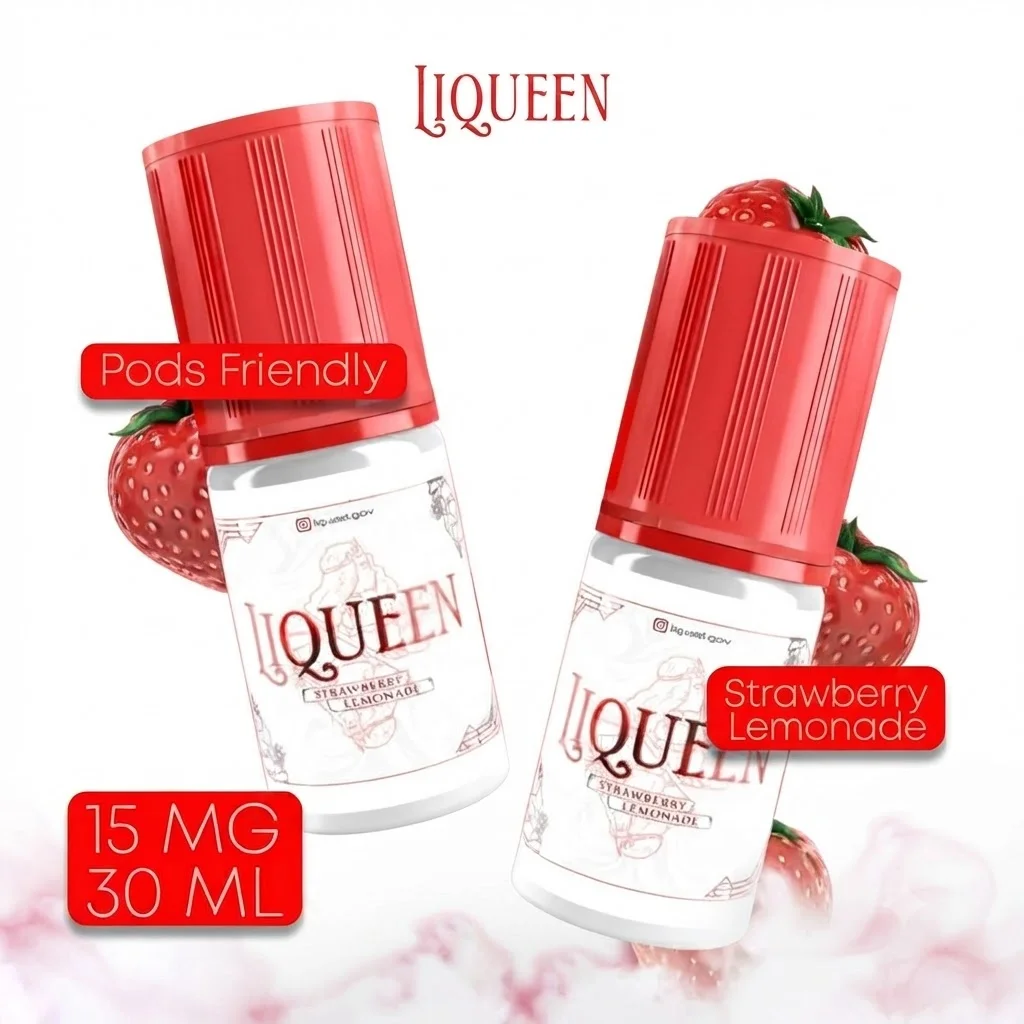 Liqueen Pods Friendly 30ml - V1 Strawberry Lemonade 15mg
