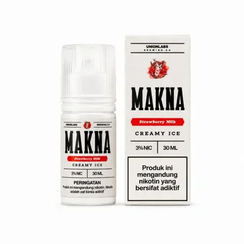 Makna Ice Saltnic Series 30ml - Strawberry Milk 30mg