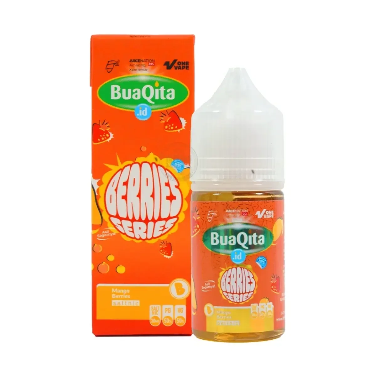 Buaqita Saltnic Berries Series 30ml - Mango Berries 30mg