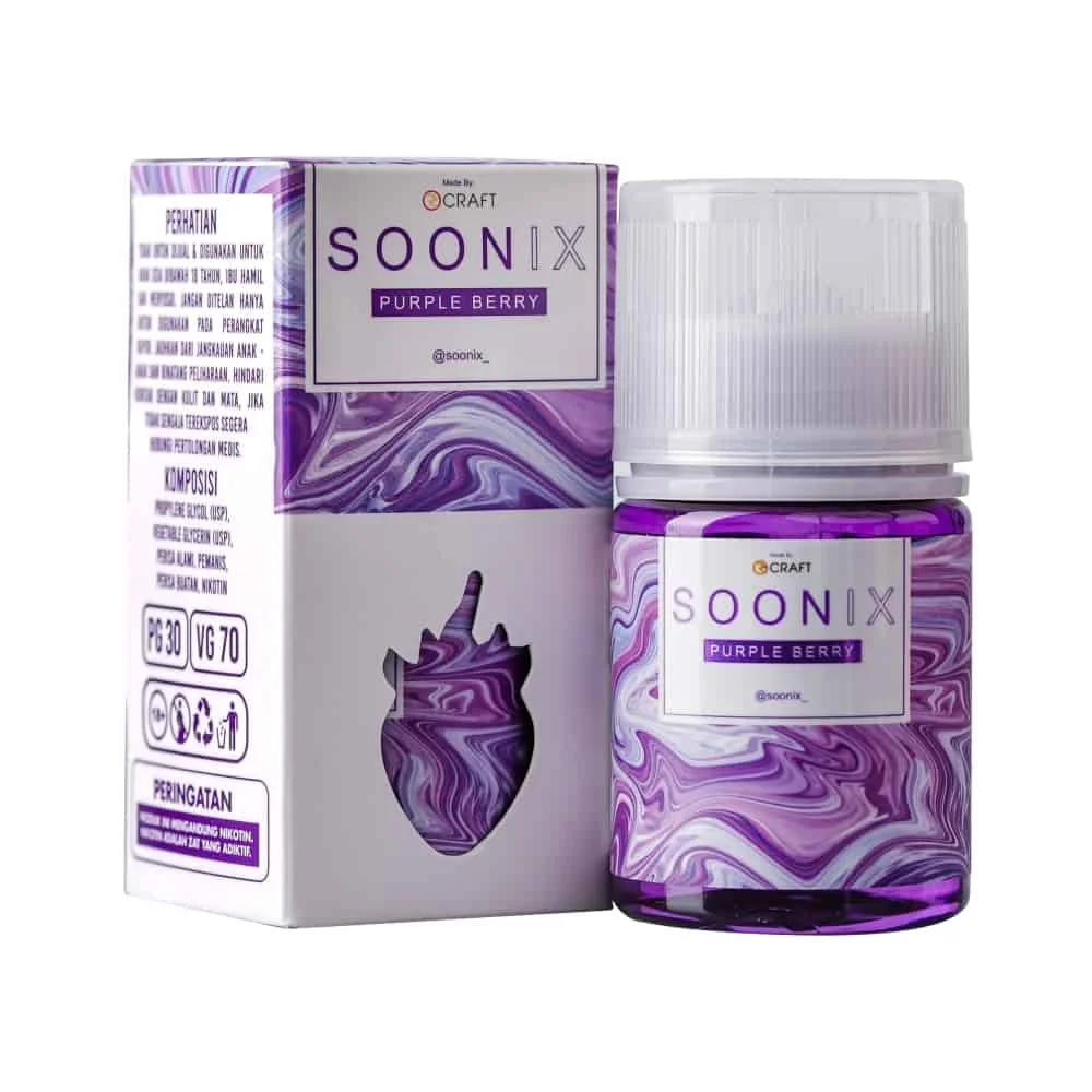 Soonix 60ml - Purple Berry 3mg