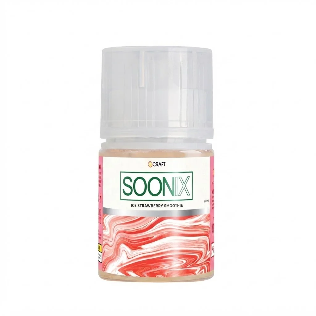 Soonix 60ml - Ice Strawberry Smoothie 3mg