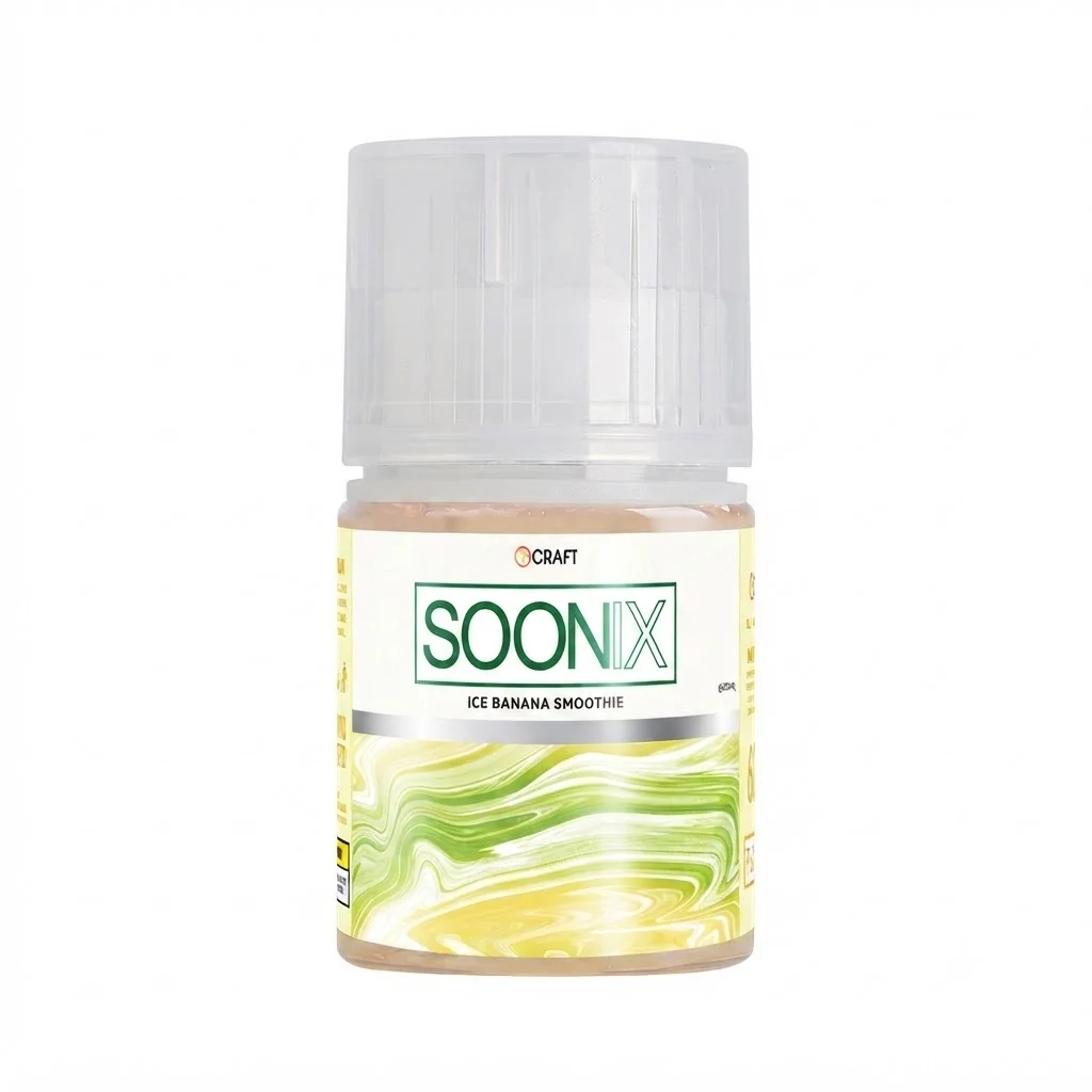 Soonix 60ml - Ice Banana Smoothie 3mg