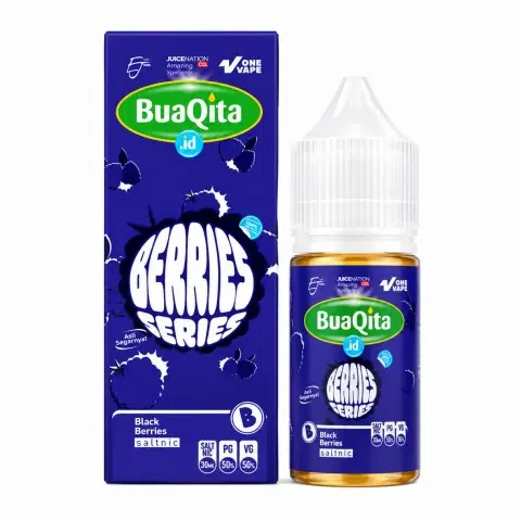 Buaqita Saltnic Berries Series 30ml - Black Berries 30mg