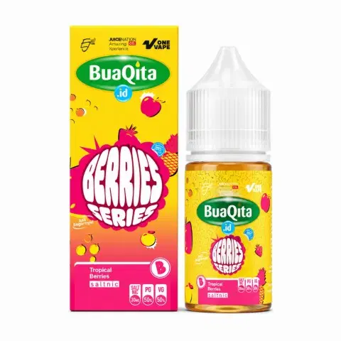 Buaqita Saltnic Berries Series 30ml - Tropical Berries 30mg