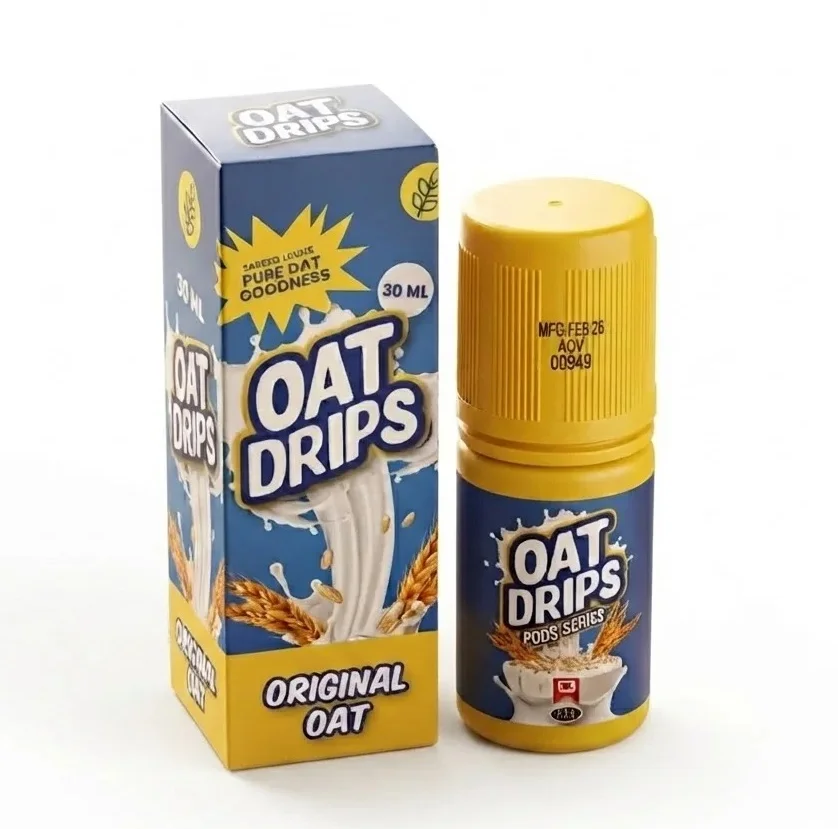 Oat Drips Pod Friendly 30ml - Milk Cereal 15mg