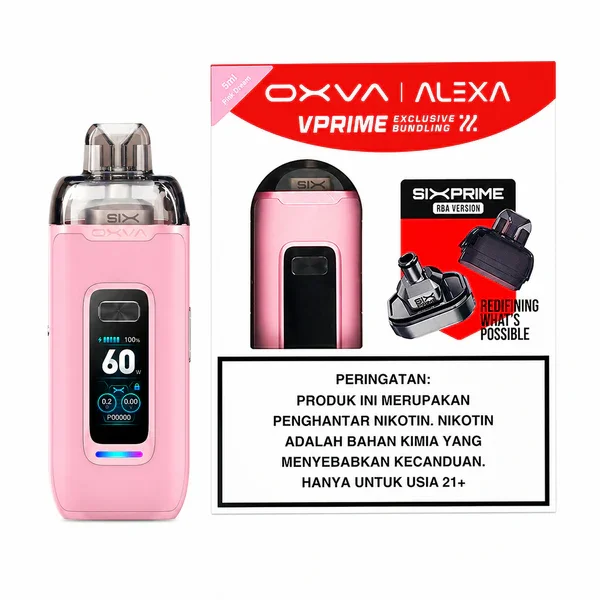 Oxva VPrime Bundling RBA - Sakura Pink