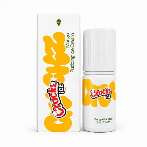 Crackz Ice Saltnic 30ml - V13 Mango Pudding Ice Cream 25mg